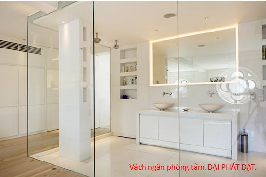 Vách,cabin tấm kính cường lực